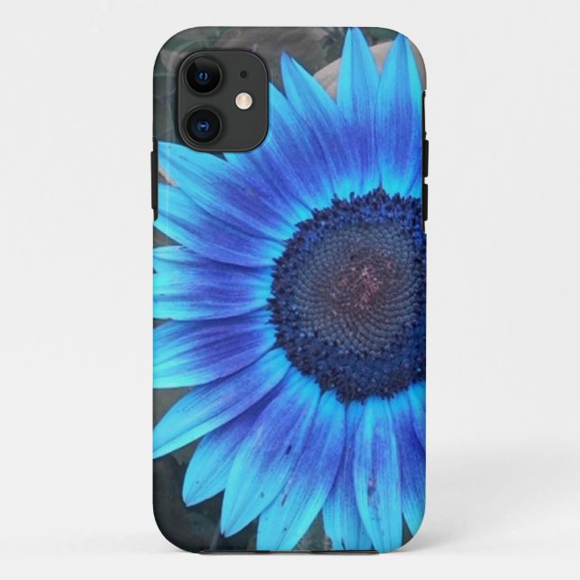 Funda De Case-Mate Para iPhone Funda para iPhone 5 Blue Sunflower (Reverso)