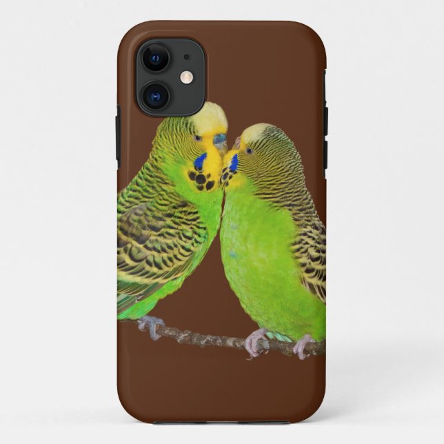 Funda De Case-Mate Para iPhone Funda para iPhone 5 Budgie Kisses (Reverso)