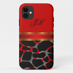 Funda para iPhone 5 Case-Mate Rojo Negro Salvaje