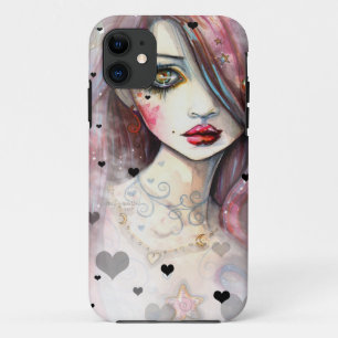Funda para iPhone 5 Chica de Fantasía Gótica con C