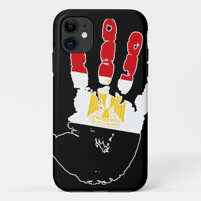 Funda De Case-Mate Para iPhone Funda para iPhone 5 con huella de Egipto (Reverso)