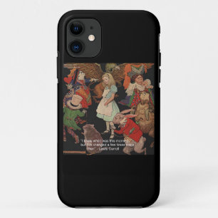 11 Funda para iPhone 5 de Lewis Carroll y cita de Cam