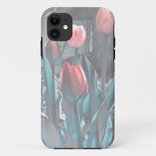 Funda De Case-Mate Para iPhone Funda para iPhone 5 de Pastel tulips (Reverso)