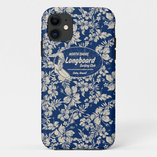 Funda De Case-Mate Para iPhone Funda para iPhone 5 de Surfing Club Hawaiano (Reverso)