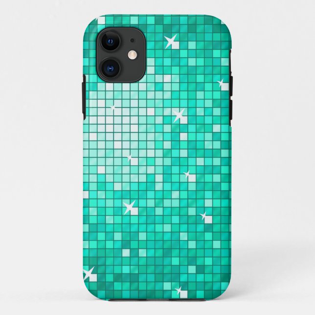 Funda De Case-Mate Para iPhone Funda para iPhone 5 Disco Tiles Aqua (Reverso)