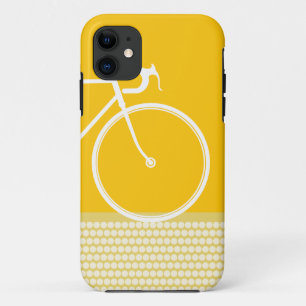 funda para iPhone 5 en bicicleta abstracta amarill