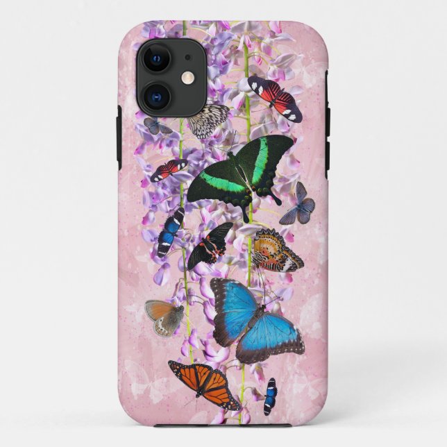 Funda De Case-Mate Para iPhone Funda para iPhone 5 Flutterbies (Reverso)