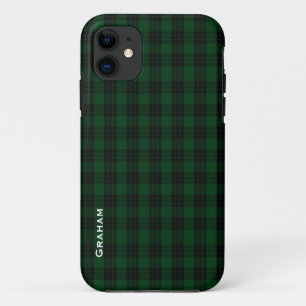 Funda para iPhone 5 Green & Black Graham Clan Plai