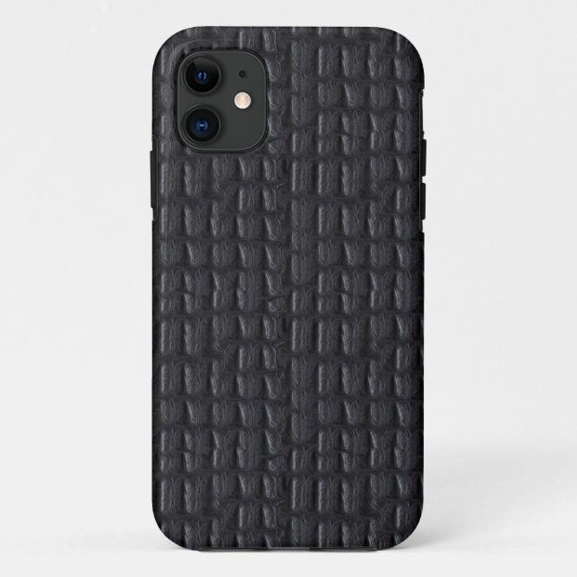 Funda De Case-Mate Para iPhone Funda para iPhone 5 Gris Cuero Aspecto (Reverso)