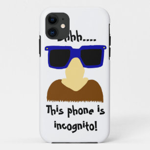 Funda para iPhone 5 Incognito Mustache & Glasses