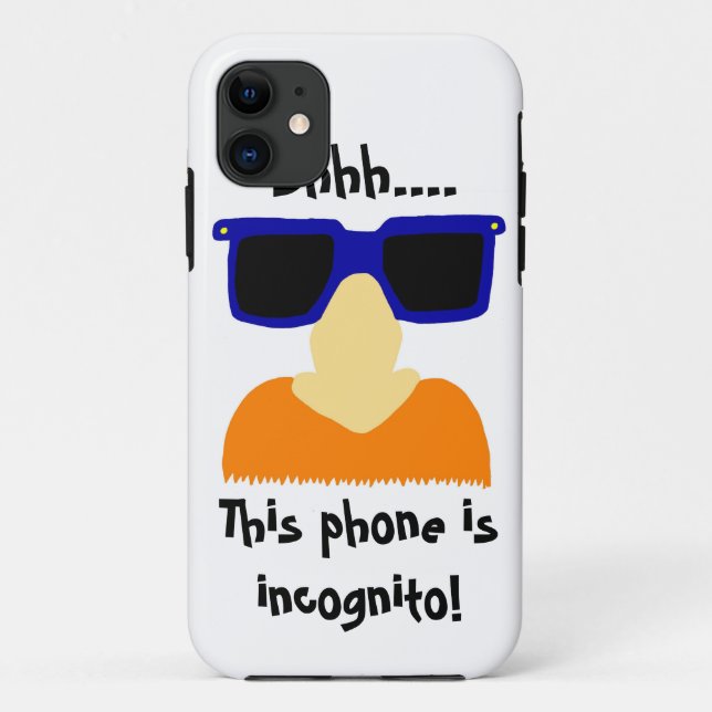 Funda De Case-Mate Para iPhone Funda para iPhone 5 Incognito Mustache & Glasses (Reverso)