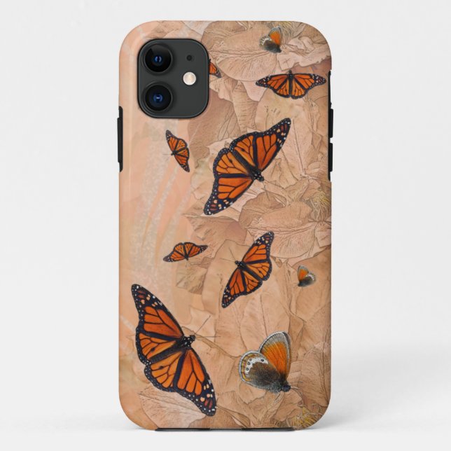 Funda De Case-Mate Para iPhone Funda para iPhone 5 Jardín de Mariposas (Reverso)
