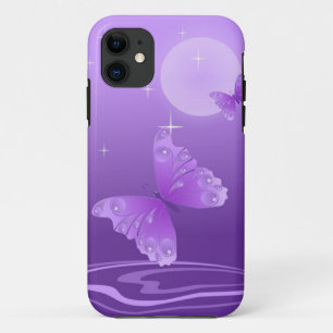 11 Funda para iPhone 5 Mariposa Morada