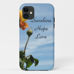 11 Funda para iPhone 5 Sunshine Hope Love cielo azul