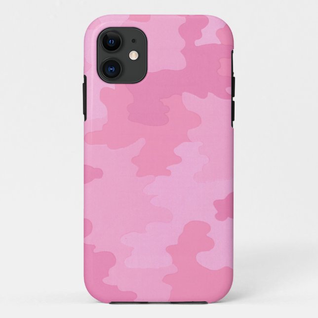 Funda De Case-Mate Para iPhone Funda para iPhone 5G de camuflaje rosa claro (Reverso)