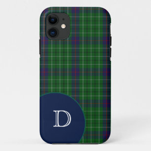 Funda para iPhone 5S con cuadros escoceses y monog