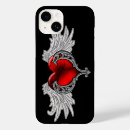 Funda Para iPhone 14 De Case-Mate Funda para iPhone 6 Corazón Gótico con Alas de Áng