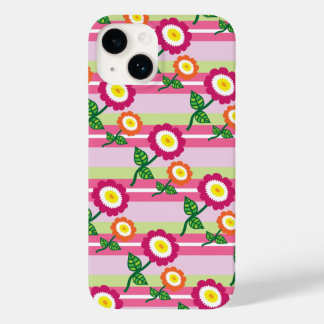 Funda para iPhone 7 con tiras y flores