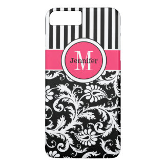 funda para iPhone 7 | Damasco | Tiras | Rosa 2