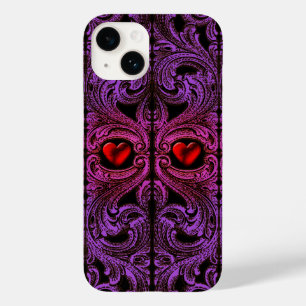 Funda para iPhone 7 de ornamento púrpura gótico co