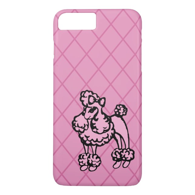 Funda De Case-Mate Para iPhone Funda para iPhone 7 Plus de Caniche Francés (Reverso)