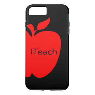 Funda Para iPhone 8 Plus/7 Plus Funda para iPhone 7 Plus de profesor Rojo y Negro