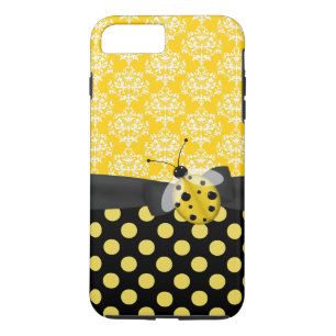 Funda Para iPhone 8 Plus/7 Plus Funda para iPhone 7 Plus Mariquita Amarilla Linda