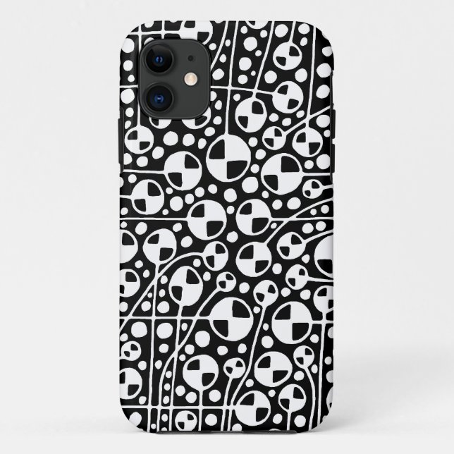 Funda De Case-Mate Para iPhone Funda para iPhone Abstract 130112 v5 Blanco sobre  (Reverso)