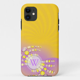 11 Funda para iPhone Abstract Sunshine Swirl