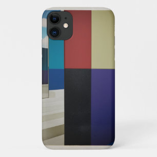 11 Funda para iPhone abstracta con bloques de color a