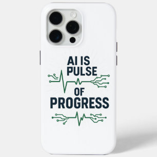 15 Pro Max Funda para iPhone AI Pulso de Progreso Evolución