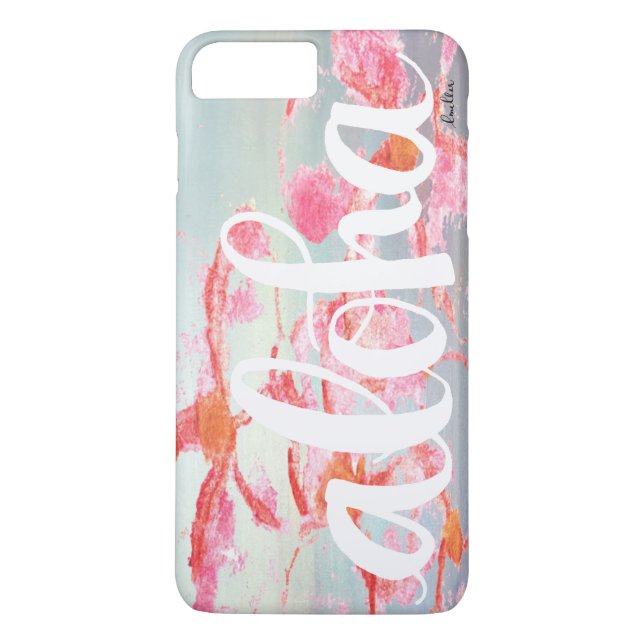 Funda De Case-Mate Para iPhone Funda para iPhone Aloha Plumeria (Reverso)