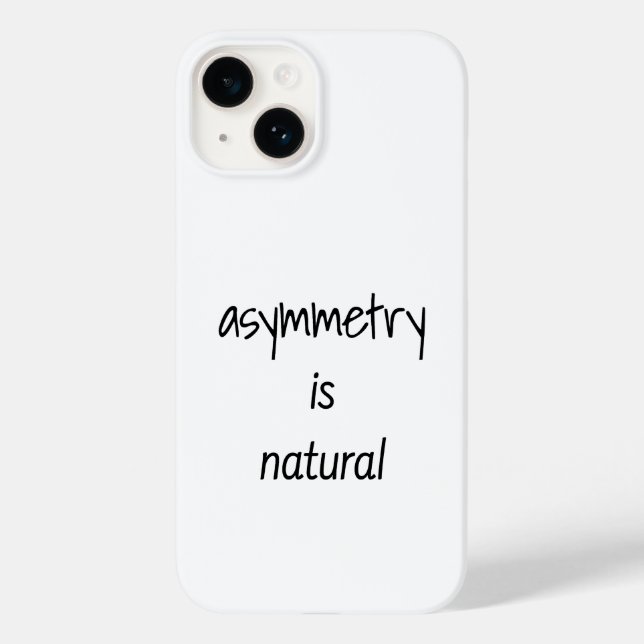Funda De Case-Mate Para iPhone Funda para iPhone Asimetría Es Natural (Reverso )