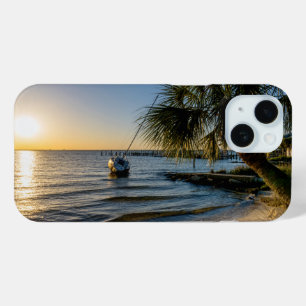 15 Funda para iPhone atardecer Palma inclinada de Flo