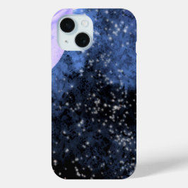15 Funda para iphone Blue Galaxy | cubierta estética