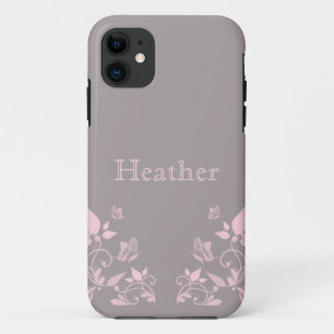 11 Funda para iPhone BT Floral de mariposa rosa 5