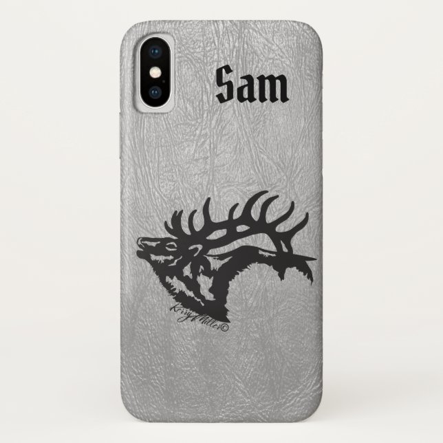 Funda De Case-Mate Para iPhone Funda para iPhone Bull Elk Case-Mate (Reverso)