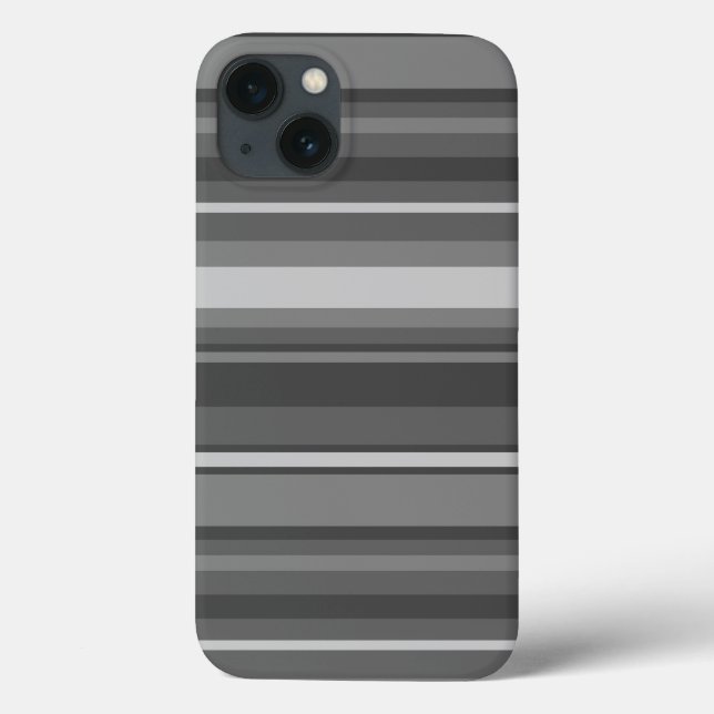 Funda De Case-Mate Para iPhone Funda para iPhone Case-Mate con rayas grises (Reverso)