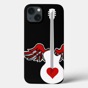 13 Funda para iPhone Case-Mate Flying Heart Guitar