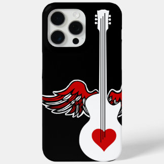 15 Pro Max Funda para iPhone Case-Mate Flying Heart Guitar