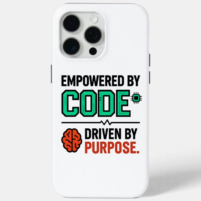 Funda De Case-Mate Para iPhone Funda para iPhone Code With Purpose (Reverso )