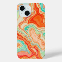 15 Funda para iPhone con arte de línea geométrica