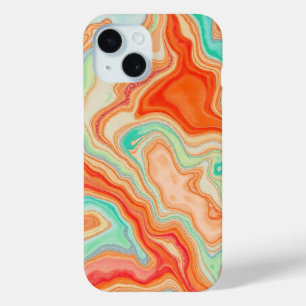 15 Funda para iPhone con arte de línea geométrica