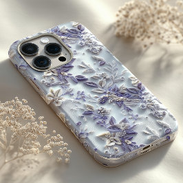 14 Pro De Case-Mate Funda para iPhone con bordado floral personalizado