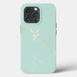 13 Pro Funda para Iphone con diseño floral.