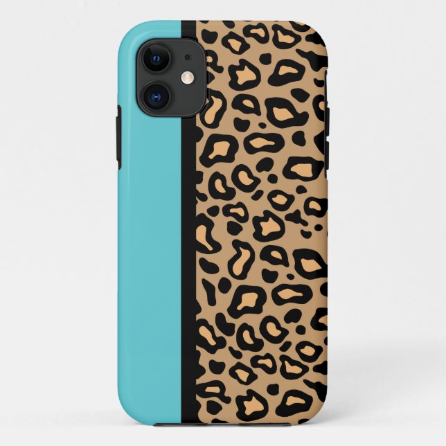 Funda De Case-Mate Para iPhone Funda para iPhone con estampado de leopardo turque (Reverso)