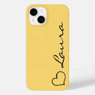 Funda Para iPhone 14 De Case-Mate Funda para iPhone con guión de nombre personalizad