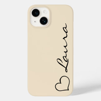 14 De Case-Mate Funda para iPhone con nombre y corazón personaliza