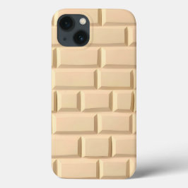 13 Funda para iPhone con Patrón de Ladrillo Beige Est
