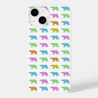 Funda Para iPhone 14 De Case-Mate Funda para iPhone con patrón de oso polar